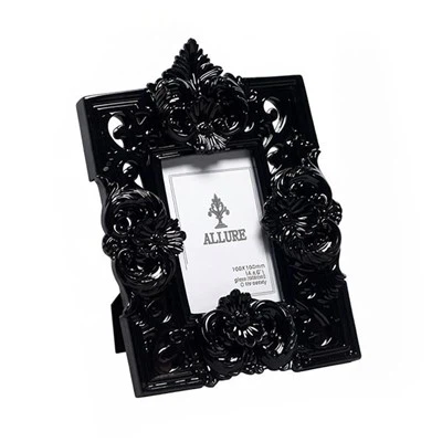 Medium Black Resin Decorative Photo Frame